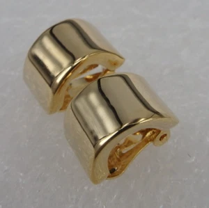 Neugablonz: Paar schwere massive Design Ohrclips Creolen 1980er Jahre (116598) - Bild 1 von 3