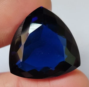 AAA+ Large Blue Tanzanite 60.80 Ct. Trillion Cut Loose Gemstone Gift for Pendant - Picture 1 of 8