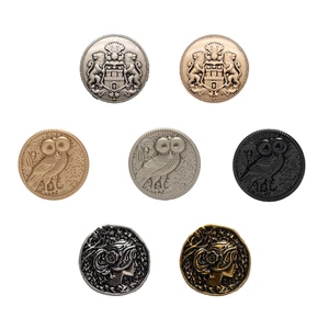 1pcs Metal Shank Buttons Set for Suit Blazer Jacket Sport Coat 18/23mm - Picture 1 of 8