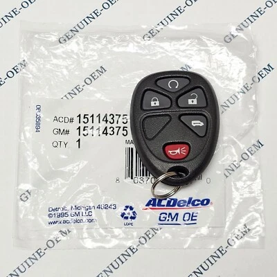 2005-2009 Buick Chevrolet Pontiac Saturn Keyless Remote GM 15114375 KOBGT04A OEM - Image 1 of 2