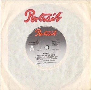 Finch-Where Were You 7” Single 1977 Portrait-Mark Evans AC/DC – PR 45011 - Picture 1 of 3