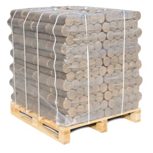 Nestro Hartholzbriketts rund Briketts Buche Eiche Brennholz 960kg Palette - Bild 1 von 4