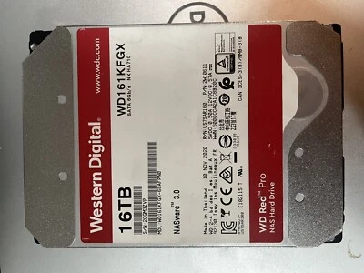 Disco duro interno Western Digital WD 16TB Red Pro NAS SATA HDD-WD161KFGX Foto 1 de 2