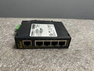 Molex DRL-250P 5-Port Unmanaged  Ethernet Switch 10-30VDC - Image 1 of 2