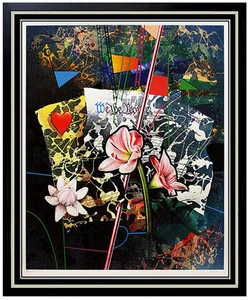 YANKEL GINZBURG Obras de Arte Original Firmadas en Seria EE. UU. Glorioso Documento Arte Pop - Imagen 1 de 4