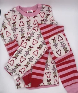 Hanna Andersson Dr Seuss Cindy Lou Grinch Long John Pajama Set 140 Size 10 - Picture 1 of 14