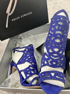 GORGEOUS Brian Atwood Shoe/ Boot Laser-cut, Vero Cuoio Sz 9. NWB - Picture 1 of 12