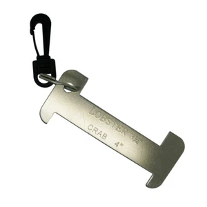 Scuba Diving 5" Aluminum Crab & Lobster Gauge with Clip - Picture 1 of 1