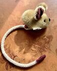 Hermann Mohair Mouse Finger Puppet-NEW-Retired-made In Germany-Rare