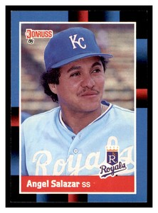 1988 Donruss #502 ANGEL SALAZAR Kansas City Royals