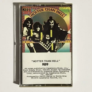 KISS Hotter Than Hell Cassette Tape Album 1974 OG USA Casablanca Universal - Picture 1 of 4