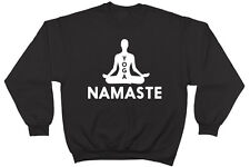 Namaste Yoga Mens Womens Ladies Exercise Gym Jumper Sweatshirt