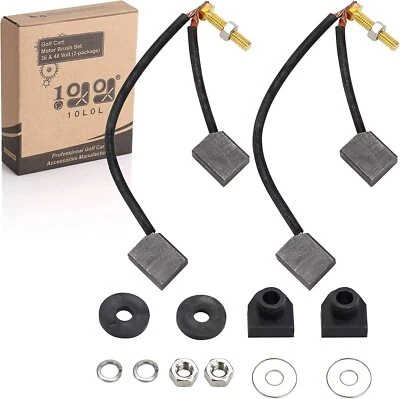 10L0L Golf Cart Motor Brush Set for Club Car EZGO TXT 97-09 1021862-01 73120-G25