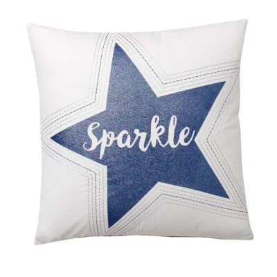 Pottery Barn Teen Bright Spirits SPARKLE Pillow Cover 18 x 18 in - Image 1 of 4