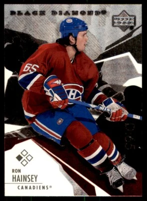 2003-04 Upper Deck Black Diamond #76 Ron Hainsey b4mfTR - Image 1 of 2