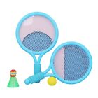 1 Set Blaue Farbe Strandtennis-Badmintonschläger-Set Outdoor-Sportarten -Ba1689