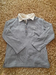 BNWOT - JUNIOR J - BOYS BLUE/WHITE STRIPED LONG SLEEVE TOP - AGE 5/6 YEARS - Picture 1 of 5