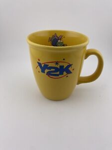 Tasse à café Y2K jaune bug informatique millénaire vintage virus informatique 