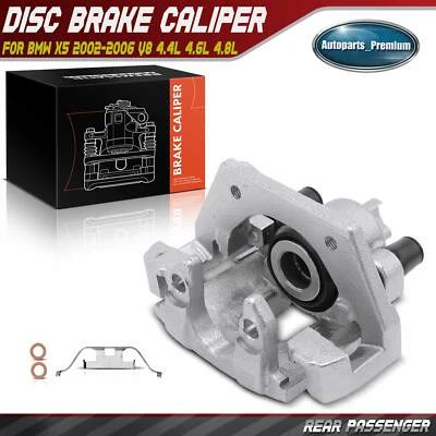 Pinza de freno trasero pasajero con soporte para BMW X5 2002-2006 V8 4,4 L 4,6 L 4,8 L Foto 1 de 4