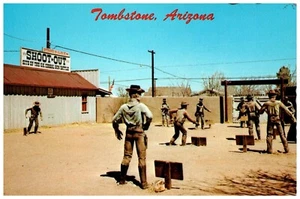 Shoot-Out at O. K. Corral, Tombstone, Arizona Postcard - Picture 1 of 2