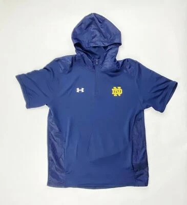 Under Armour Notre Dame Fighting Irish Command SS Hoody Men's L Navy 1360690 - Image 1 of 2