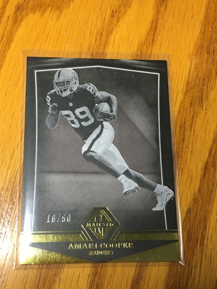 F56072  2018 Panini Majestic Gold #81 Amari Cooper raiders /50 - Image 1 of 1