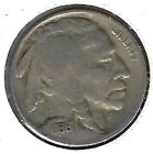 1936-D Denver Circulated Buffalo Nickel Five Cent Coin! (#2)
