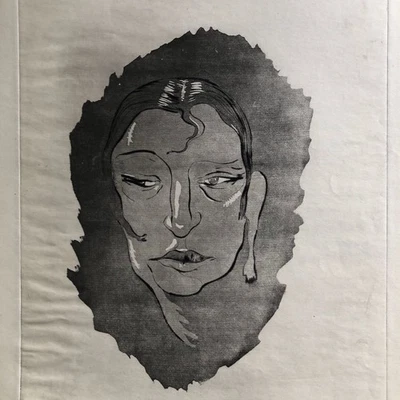 Élisabeth Gross (1907-1966) — La Tzigane — gravure sur cuivre signée au crayon. - Photo 1/4
