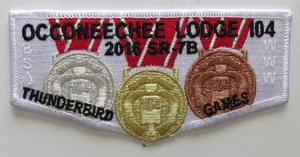 Occoneechee Lodge 104 Occoneechee NC 2016 Konklave Klappe weiß Bdr - Bild 1 von 2