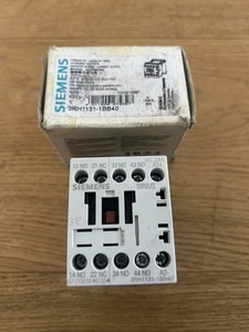 Siemens 3RH1131-1BB40 Schützrelais 24V DC Spule - Bild 1 von 3