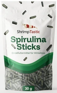 ST Spirulina-Sticks (30g) Futter für Garnelen, Welse, Krebse, Schnecken - Bild 1 von 2