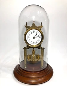 Umpire 400 Day Torsion Anniversary Clock Wood Base (For Parts) - Picture 1 of 12