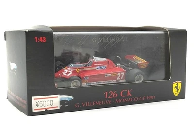 Auto MATTEL Ferrari 126 CK Monaco GP 1981 scala 1/43 - Immagine 1 di 4
