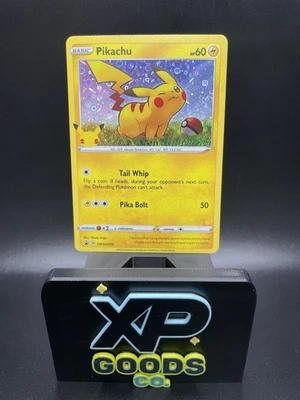 Pikachu SWSH039 General Mills 25 Aniversario Holo Tarjeta PROMOCIONAL Pokémon Juego de cartas coleccionables Foto 1 de 2