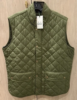 Chaleco/chaleco Barbour Lowerdale nuevo con etiquetas. Musgo oscuro. Talla X-Grande Foto 1 de 4