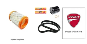 Ducati OEM 937 950 Supersport SS service kit motor timing belt oil filter sparks - Picture 1 of 7