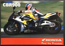 HONDA CBR900 FIREBLADE Motorcycle Sales Specification Leaflet c1992 New Zealand