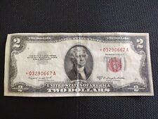 1953B $2 Bill Star Note Off Centered. Great Condition.
