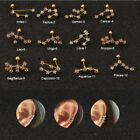 Stud Helix Earring Constellations Zircon 12 Cartilage Jewellery Tragus Piercing