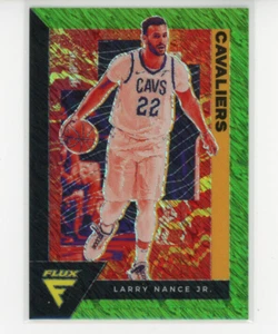 Larry Nance Jr. 2020-21 Panini Flux verde Prizm SSP #d 5/5 - Imagen 1 de 2
