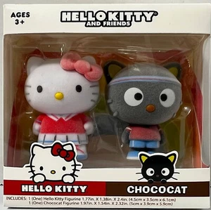 Hello Kitty and Friends Hello Kitty und Chococat 2,5 im beflockten Figuren Set Neu im Karton - Bild 1 von 3