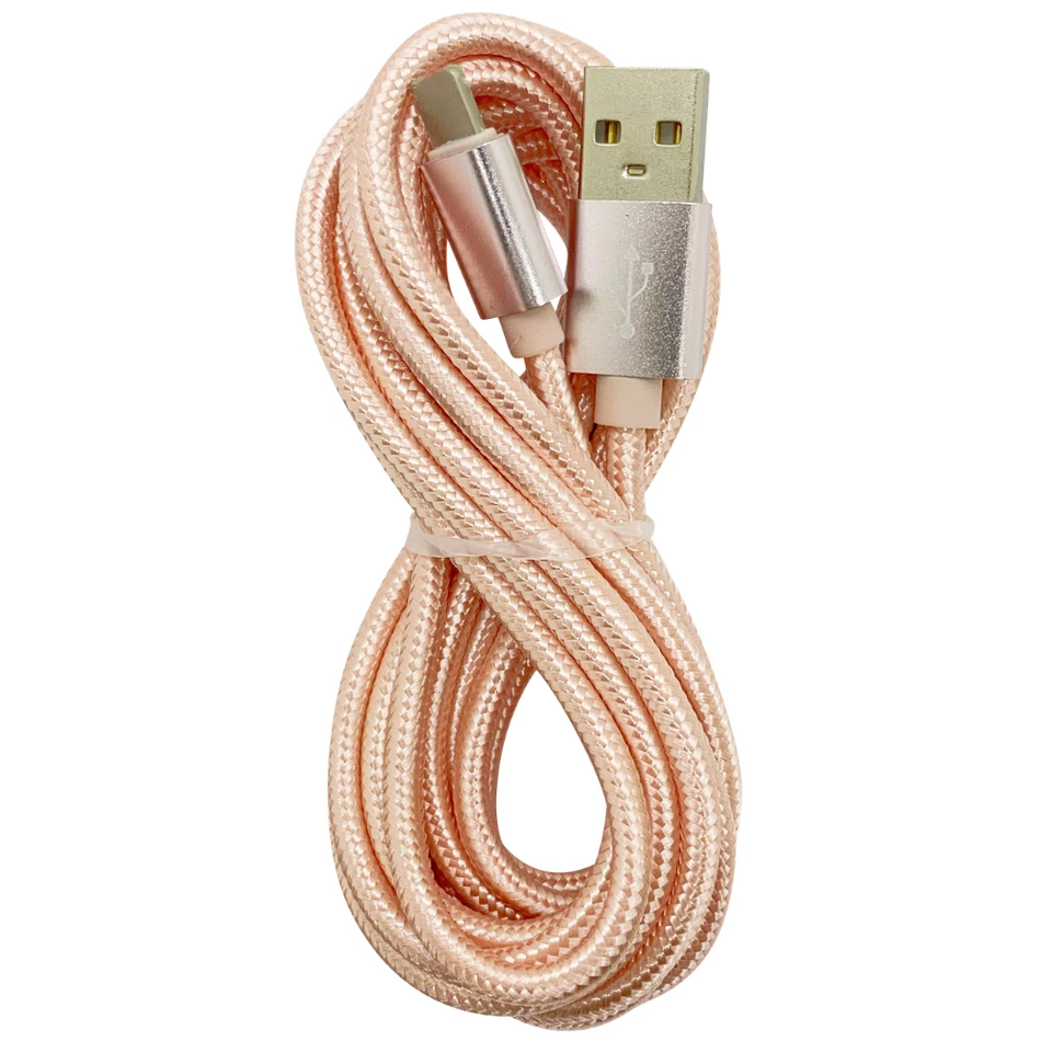 Cable cargador USB de 10 pies para iPhone 13 12 11 XS X XR 8 7 6 SE cable de carga para iPad Foto 1 de 4