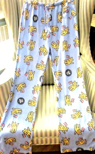NWT! LIFE IS GOOD GIRLS WOVEN LOUNGE PANT "ROCKET W/FLAG"... (M)..GREAT GIFT - Picture 1 of 4