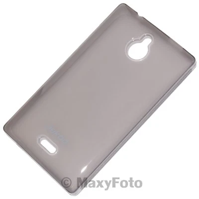JEKOD CUSTODIA ORIGINALE SILICONE COVER TPU PELLICOLA NOKIA X2 / DUAL SIM NERA - Immagine 1 di 4