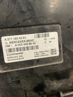 Módulo de control informático Mercedes Benz ML350 2009 3,5 L ECU A 272 153 11 92 Foto 1 de 3