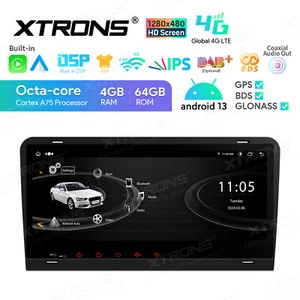 8.8" Android 14 8-Core Car Stereo GPS Radio Navi 4G WIFI 4+64G For Audi A3 S3 8P - Picture 1 of 19