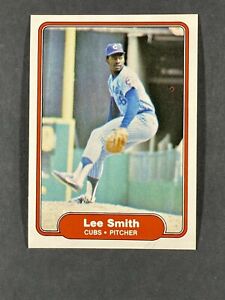 1982 Fleer #603 Lee Smith Rookie Rc HOF Chicago Cubs