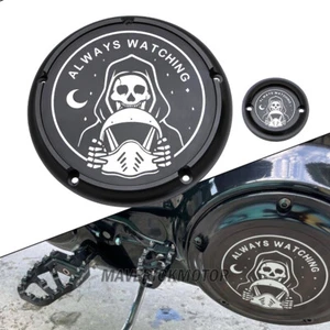 Motorcycle Derby Timing Cap Timer Clutch Covers For Harley Softail Touring Trike - Picture 1 of 10