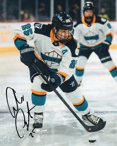 Alex Carpenter signed New York Sirens PWHL hockey 8x10 photo PROOF - Picture 1 of 2