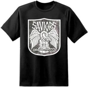 T-shirt uomo Walking Dead Saviors Distressed Negan Rik Daryl Lucile Hilltop TV - Foto 1 di 6